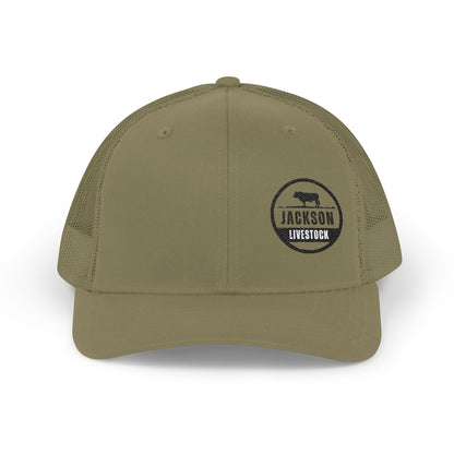 Jackson Livestock Co. Trucker Cap - Stylish Embroidered Snapback for Farmers and Ranchers